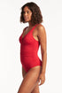 Sea Level Essentials Cross Front One Piece